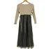 トッコクローゼット tocco closet 24AW リボン&パール付き ハイウエスト 切り替え レース ドッキング ワンピース レディース JPN:M