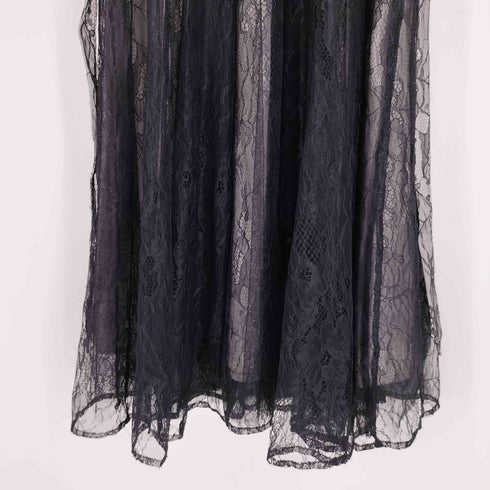 トッコクローゼット tocco closet 24AW リボン&パール付き ハイウエスト 切り替え レース ドッキング ワンピース レディース JPN:M