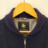 ゴールデンベアー Golden bear 60S USA製 黒タグ 棒TALON ジップ 袖 レザー ウール スタジャン メンズ import:XL