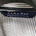 ザラマン ZARA MAN ストライプ シアサッカー ジャケット メンズ import:L