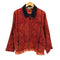 Sportelle 90s ジャガード フリンジ ジップアップジャケット レディース import:XL