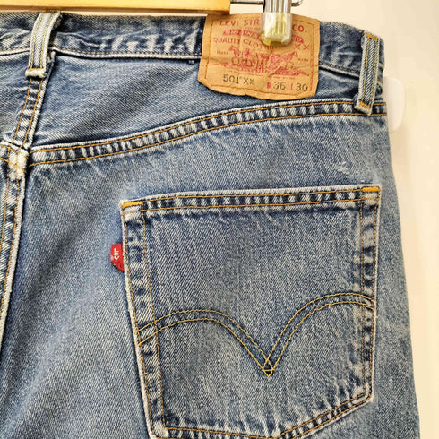 リーバイス Levis 00S カナダ製 501XX ボタン裏217刻印 脇割 ボタンフライ デニム パンツ 03年製 メンズ W36 L30