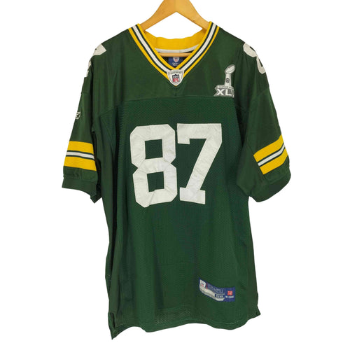 リーボック Reebok SUPER BOWL XLV NELSON 87 ゲームシャツ メンズ 56