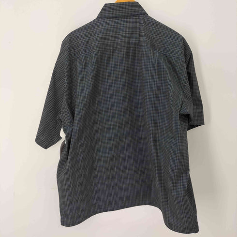 THE CRAFT CREW PRODUCTS テックファブリック ドローコード ビッグシルエット 半袖サファリシャツ メンズ JPN:L