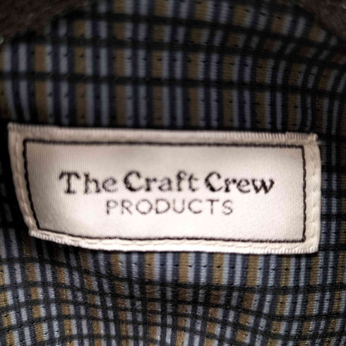 THE CRAFT CREW PRODUCTS テックファブリック ドローコード ビッグシルエット 半袖サファリシャツ メンズ JPN:L
