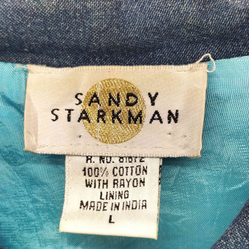 SANDY STARKMAN 刺繍 ワークジャケット レディース import:L