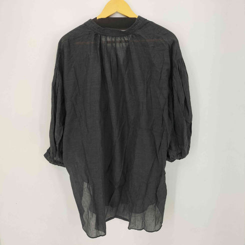 シンプリシテェ SIMPLICITE 22SS フロントボタンシャンブレーブラウス レディース