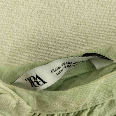 ザラ ZARA ギャザー ノースリーブ ワンピース レディース USA M
