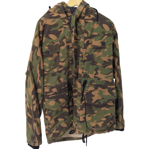 ザラマン ZARA MAN 裏地ボア カモ柄 ジャケット メンズ