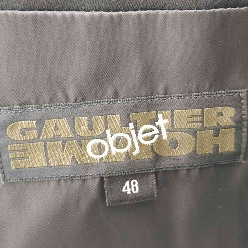 ゴルチエオムオブジェ GAULTIER HOMME objet 3B シングル テーラードジャケット & スリムテーパード スラックス メンズ ジャケット 48 / パンツ 76