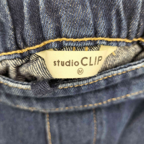 スタジオクリップ Studio Clip エコ デニム イージー テーパード パンツ レディース JPN:M