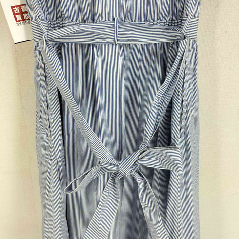 レイビームス Ray BEAMS オープンカラー シャツ ワンピース ストライプ レディース 0