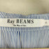 レイビームス Ray BEAMS オープンカラー シャツ ワンピース ストライプ レディース 0