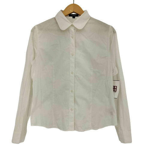 バーバリーロンドン BURBERRY LONDON 丸襟 ワンポイント シャツ レディース 170A