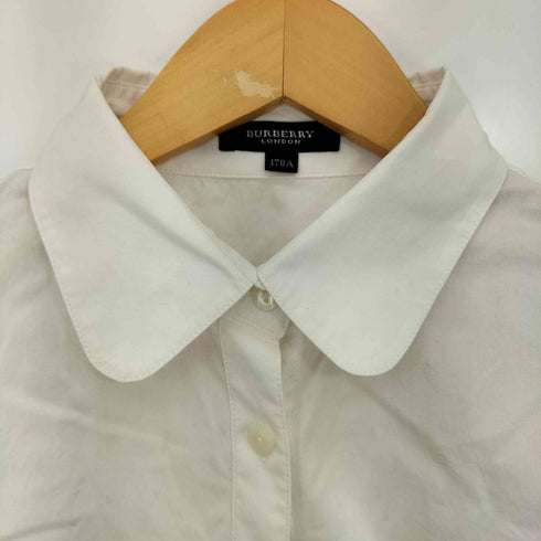 バーバリーロンドン BURBERRY LONDON 丸襟 ワンポイント シャツ レディース 170A