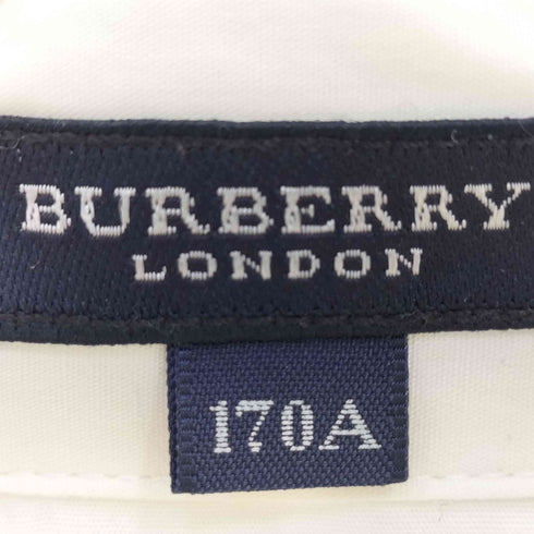 バーバリーロンドン BURBERRY LONDON 丸襟 ワンポイント シャツ レディース 170A