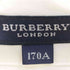 バーバリーロンドン BURBERRY LONDON 丸襟 ワンポイント シャツ レディース 170A