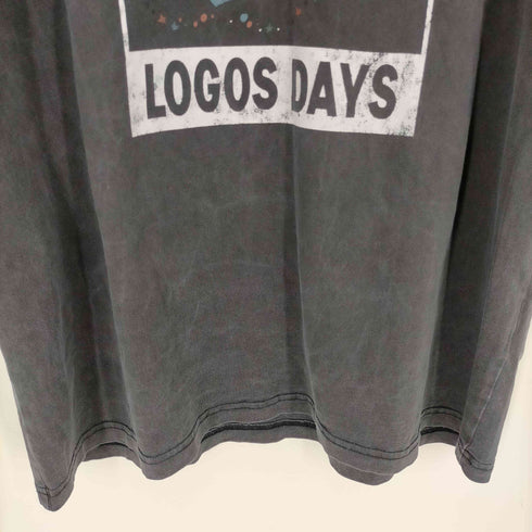 ロゴス LOGOS キャラクタープリントクルーネックTシャツ メンズ LL