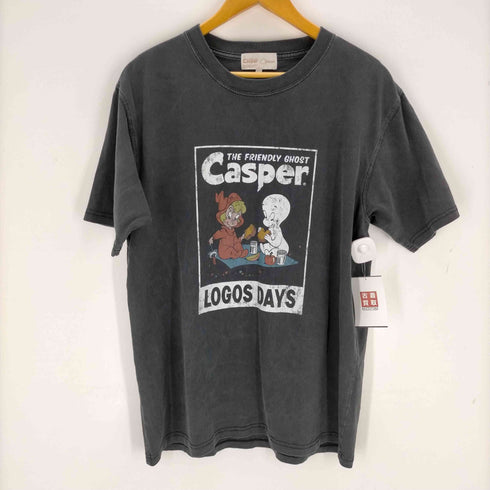 ロゴス LOGOS キャラクタープリントクルーネックTシャツ メンズ LL