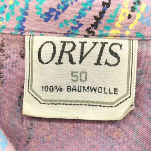 オービス ORVIS 90-2000s 総柄 パジャマシャツ メンズ 50