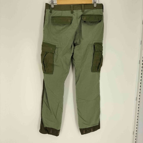 ソフネット SOPHNET. 切替 パッチワーク Dカン ヘリンボーン カーゴ パンツ メンズ JPN:S