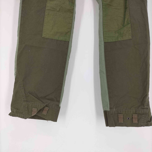 ソフネット SOPHNET. 切替 パッチワーク Dカン ヘリンボーン カーゴ パンツ メンズ JPN:S
