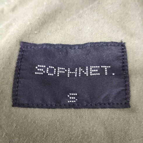 ソフネット SOPHNET. 切替 パッチワーク Dカン ヘリンボーン カーゴ パンツ メンズ JPN:S