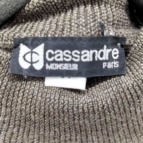 CASSANDRE カシミヤシルク混 ウールニット メンズ