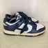 ナイキ NIKE Dunk Low PRM Midnight Navy and White メンズ JPN:28.5