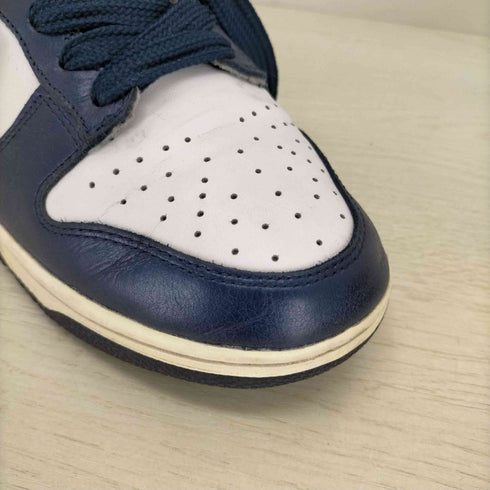 ナイキ NIKE Dunk Low PRM Midnight Navy and White メンズ JPN:28.5