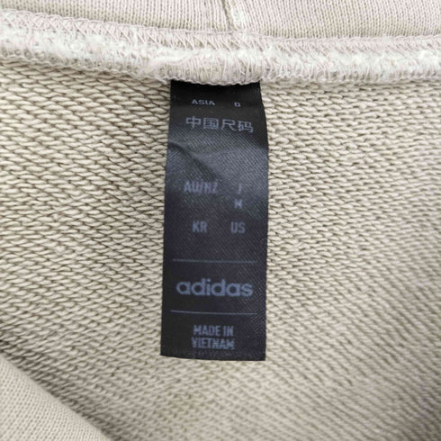 アディダス adidas WASH スウェット カーディガン ウォッシュ加工 トレフォイル ロゴ 刺繍 メンズ JPN:M