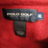 ポロゴルフラルフローレン POLO GOLF RALPH LAUREN 90S USA製 ロゴ タブ ネックライン ジップアップ フリース ベスト メンズ import:XL