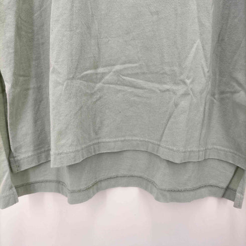 BRANDALISED グラフィック アーティスト エンボス クルーネック スリット Tシャツ レディース JPN:M