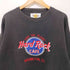 ハードロックカフェ Hard Rock Cafe 90s USA製 フロント刺繍クルーネックトレーナー メンズ L