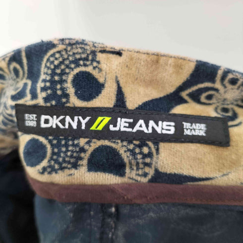 ダナキャランニューヨークジーンズ DKNY JEANS 90S 総柄ミニスカート レディース US:26-27