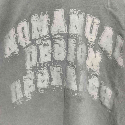 ノーマニュアル NOMANUAL OVERDYED D.A.L T-SHIRT オーバーダイ Tシャツ 韓国 メンズ import:M