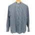 ニジュウサンク 23区 MY STANDARD L/S ノーカラー ストライプシャツ レディース JPN:38