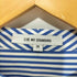 ニジュウサンク 23区 MY STANDARD L/S ノーカラー ストライプシャツ レディース JPN:38