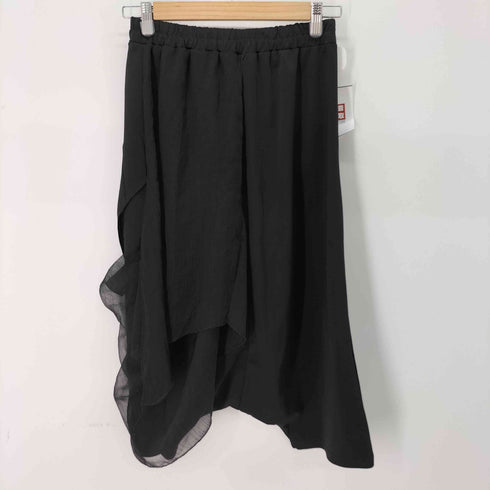 シアーデザイン サルエルパンツ レディース