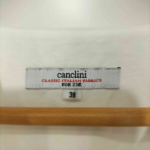 ニジュウサンク 23区 canclini スキッパー バンドカラー カンクリーニ プルオーバー レディース JPN:38