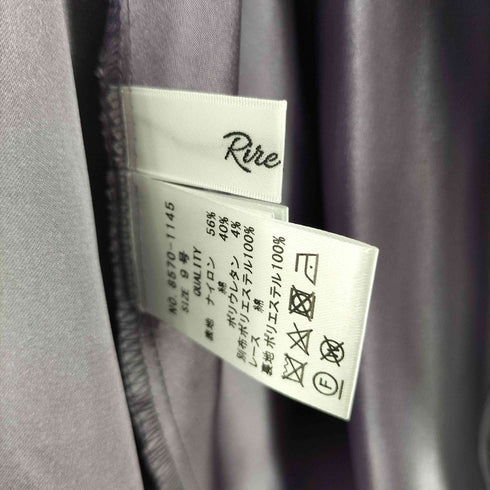 RIRE FETE レース切り返し ノースリーブ ドレスワンピース レディース 9号