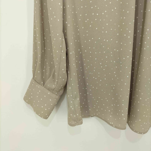 ニジュウサンク 23区 ドット ハンドカラー L/S ブラウス レディース JPN:38
