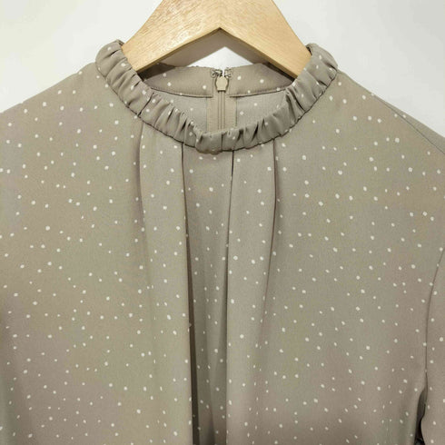 ニジュウサンク 23区 ドット ハンドカラー L/S ブラウス レディース JPN:38