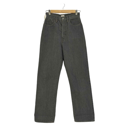シオタ CIOTA インディゴ スビンコットン 13.5oz ハイウエスト デニム パンツ レディース 26