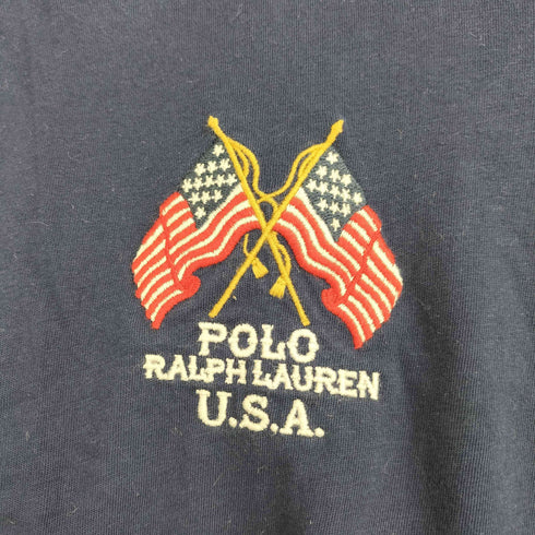 ポロラルフローレン POLO RALPH LAUREN 星条旗 ポニー刺繍 半袖 Tシャツ メンズ 170/92A
