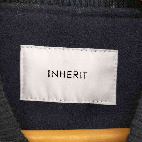 インヘリット INHERIT NEW YORK レザー切替メルトンスタジャン メンズ XL