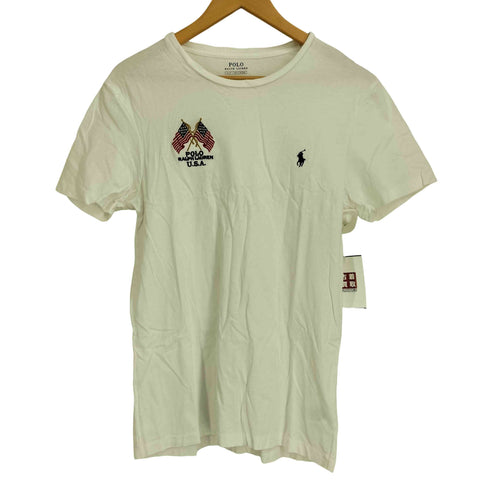ポロラルフローレン POLO RALPH LAUREN 星条旗 ポニー刺繍 半袖 Tシャツ メンズ 170/92A