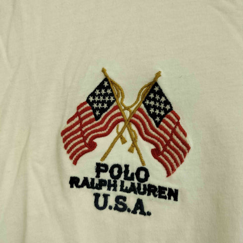 ポロラルフローレン POLO RALPH LAUREN 星条旗 ポニー刺繍 半袖 Tシャツ メンズ 170/92A