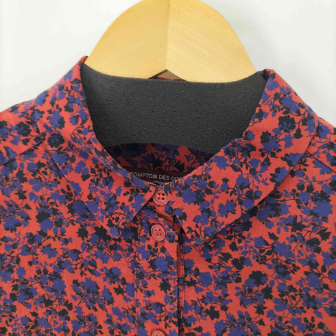 コントワーデコトニエ COMPTOIR DES COTONNIERS レーヨン混 L/S 総柄シャツ レディース 7
