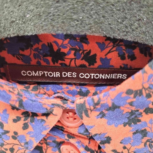 コントワーデコトニエ COMPTOIR DES COTONNIERS レーヨン混 L/S 総柄シャツ レディース 7
